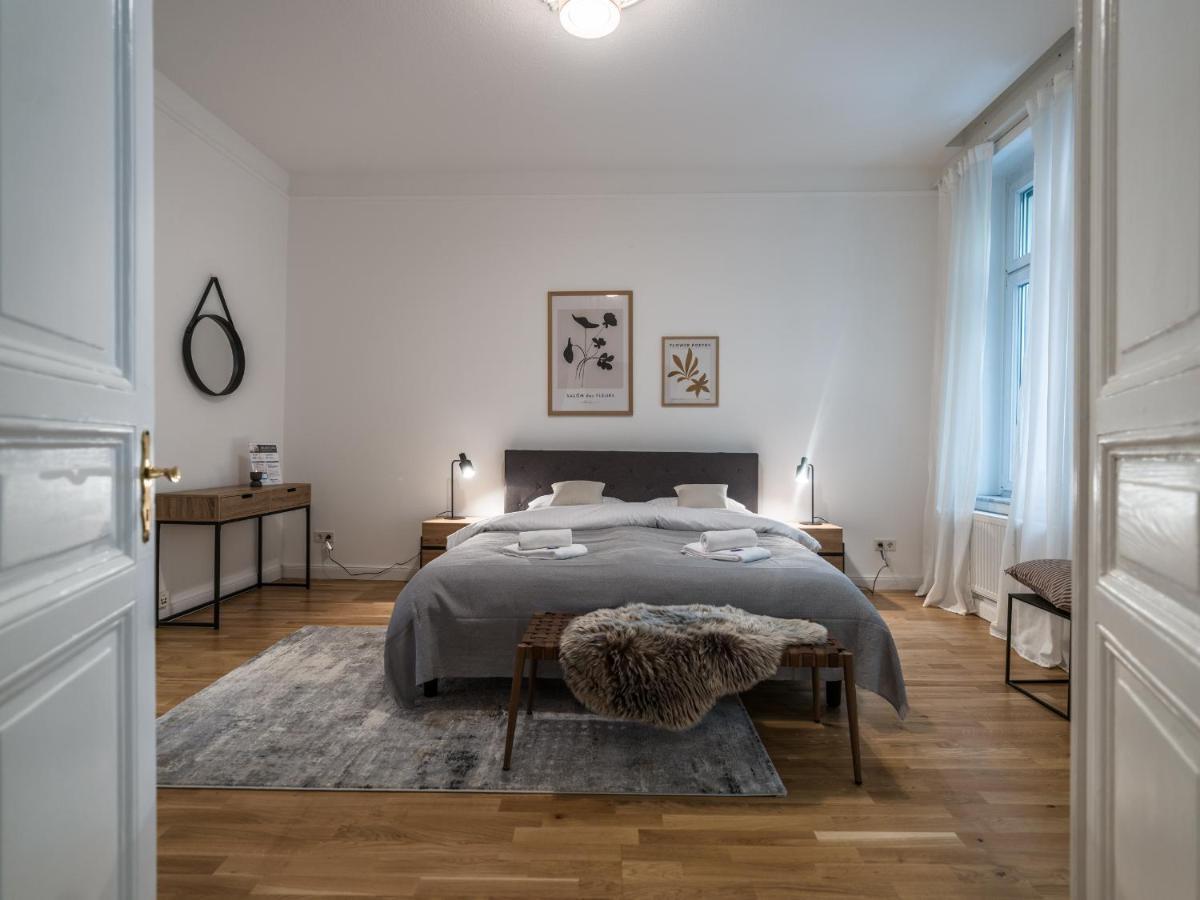 Hochwertige Altbauwohnung Im Modernen Stil In Wiesbaden - Kueche - Terrasse - Wlan - Zentral Ngoại thất bức ảnh