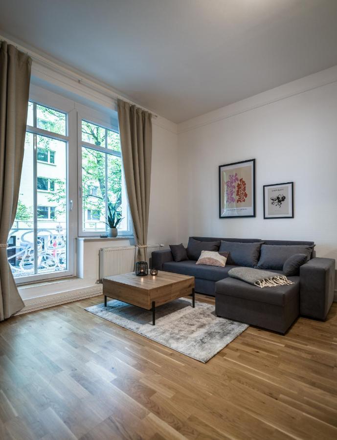 Hochwertige Altbauwohnung Im Modernen Stil In Wiesbaden - Kueche - Terrasse - Wlan - Zentral Ngoại thất bức ảnh